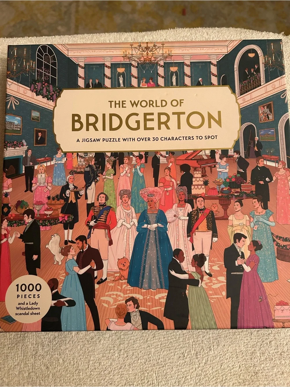 The World of Bridgerton Jigsaw Puzzle - Blue/Multicolor